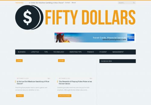 50 Dollars - Finance blog