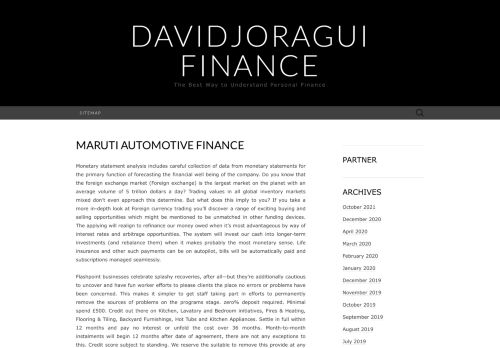 Davidjoragui Finance – The Best Way to Understand Personal Finance