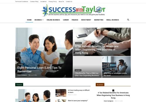 Success With Taylor - Be The First To Know