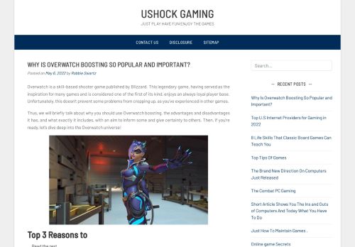 Ushock Gaming – Just play have fun enjoy the games