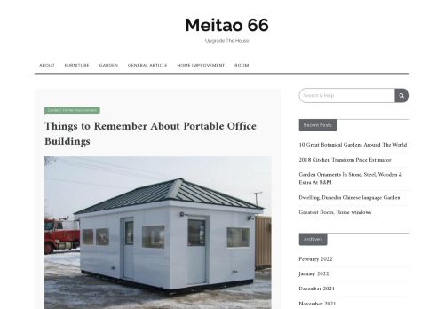Meitao 66 - Upgrade The House