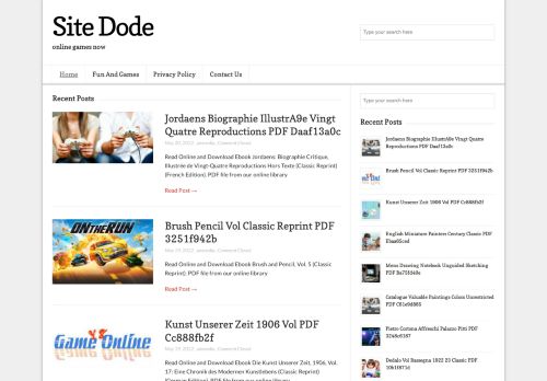 Site Dode – online games now