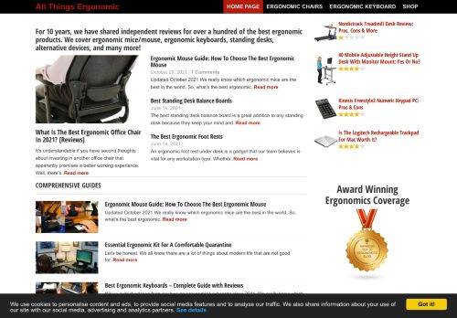 Best Guide for Ergonomic Keyboards, Chairs and other Ergonomic devices