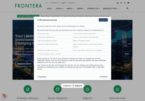 Frontera - Emerging Markets Investment Research & Analytics