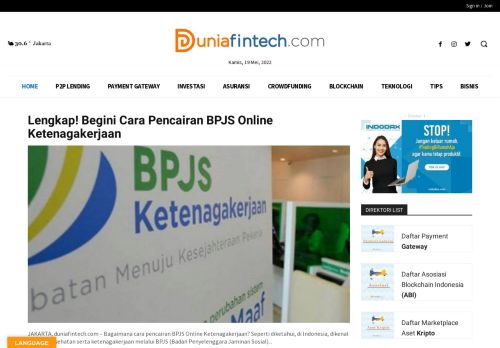 Fintech Indonesia Berita Terkini Cryptocurrency | DuniaFintech.com