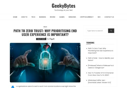 GeekyBytes - Technology at your feet