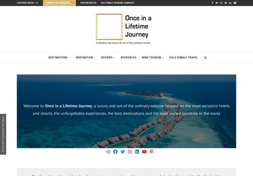 Once in a Lifetime Journey - Luxury travel