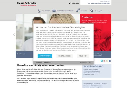 Bewerbung, Karriere, Personalentwicklung: Hesse/Schrader