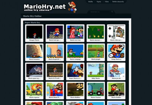 Super Mario Hry online | Mario hry | Flash mario hry online zdarma