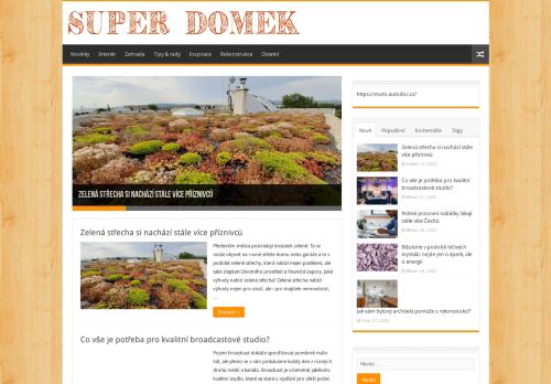 Superdomek.cz - tipy, rady a inspirace pro domov i zahradu