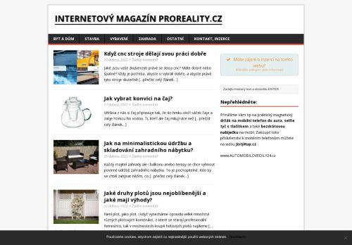 Internetový magazín proREALITY.cz -