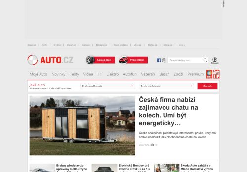auto.cz - nejlepší jízda na webu: recenze, videa, testy