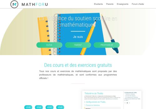 Accueil - Cours, exercices et vidéos maths