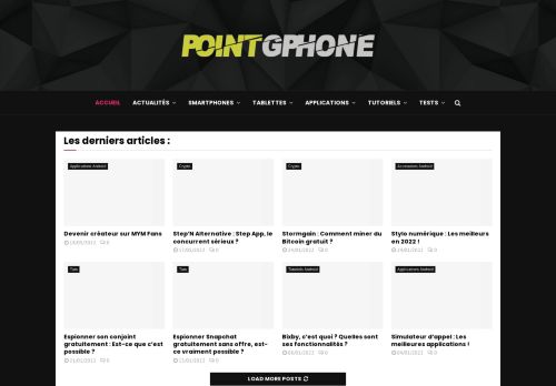PointGPhone - Site Francophone Téléphone / Android