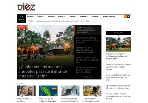 Proyecto Diez - Periodismo, noticias, política, cultura y deportes desde Guadalajara, Jalisco, México