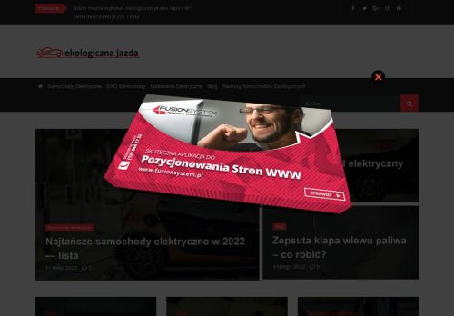 Samochody elektryczne, Rowery elektryczne, Eko jazda - ekologiczna-jazda.pl