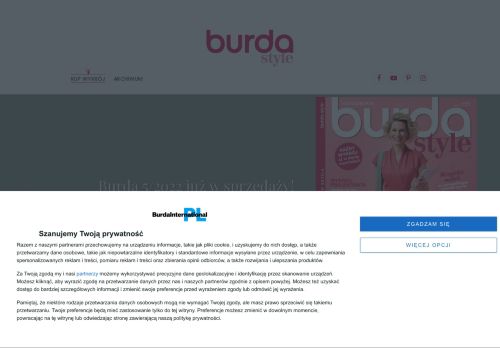 Burda.pl - Perfekcyjne wykroje dla pasjonatów szycia - Wykroje, Szycie