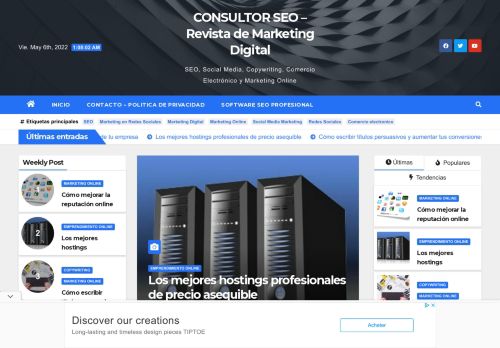 CONSULTOR SEO  – Revista de Marketing Digital – SEO, Social Media, Copywriting, Comercio Electrónico y Marketing Online