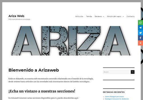 Bienvenido a Arizaweb - ArizaWeb