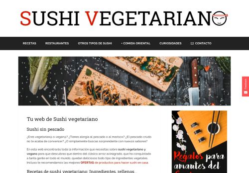 Sushi vegetariano y vegano ???? | Recetas, restaurantes y más