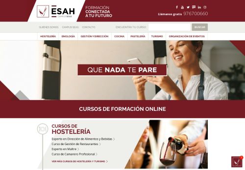 Escuela de HostelerÃ­a y Turismo | ESAH - Estudios Superiores Abiertos de HostelerÃ­a