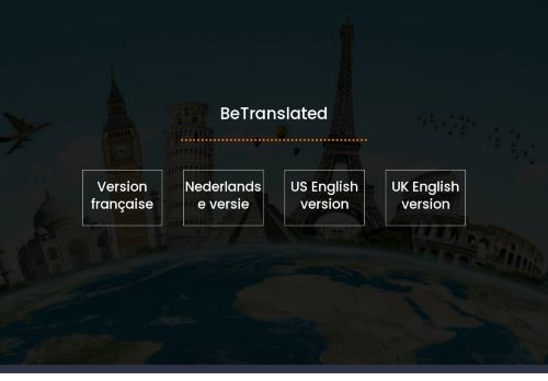 Services de traduction BeTranslated vertaaldiensten | BeTranslated
