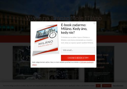 MojeMiláno.sk - váš slovenský sprievodca po Miláne