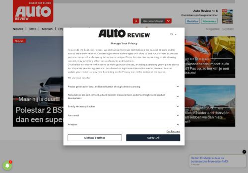 Auto Review: online magazine en autoblad met uitgebreide tests, reportages en autonieuws