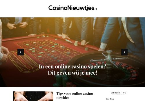 CasinoNieuwtjes.nl - Het blog voor de echte casinoliefhebber met casino nieuws en tips!