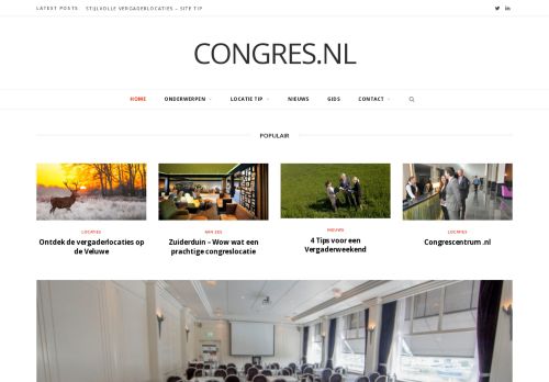 Congres.nl - locatie nieuws