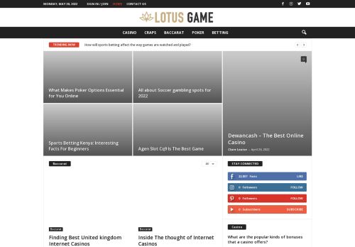 Lotus Game | Casino Blog