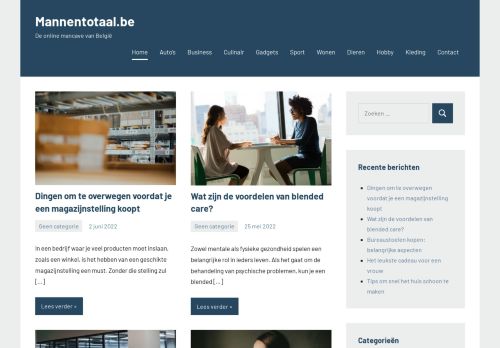 Mannentotaal.be - De online mancave van België