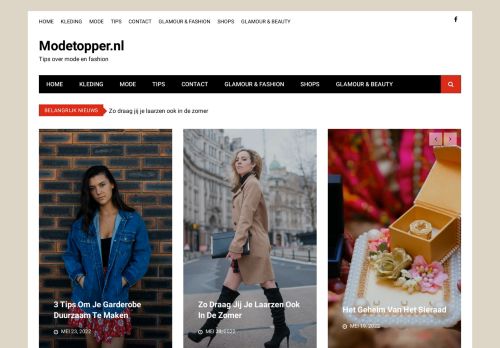 Modetopper.nl - Tips over mode en fashion