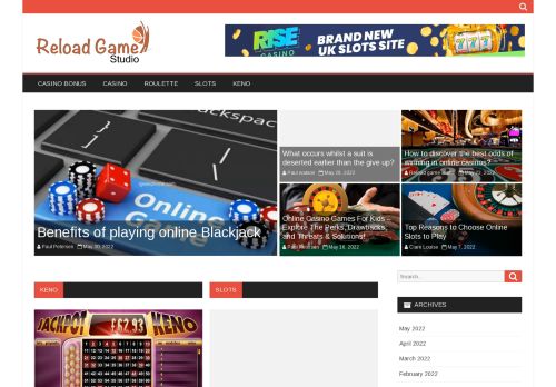 Reload Game Studio | Casino Blog