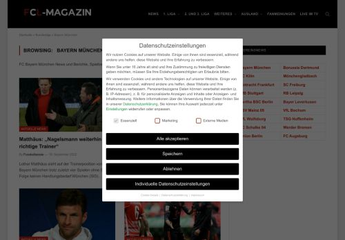 Bayern München - Fußball News