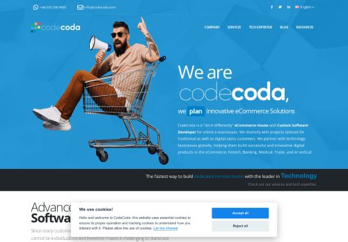 eCommerce &  Custom Software Development Services | CodeCoda