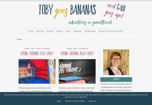 Toby Goes Bananas - A family lifestyle blog
