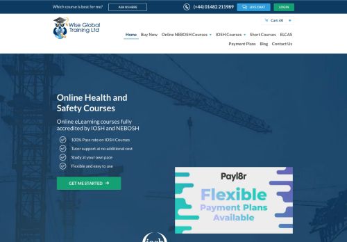 Online Health & Safety Courses | Online Training - Wise Global Training
