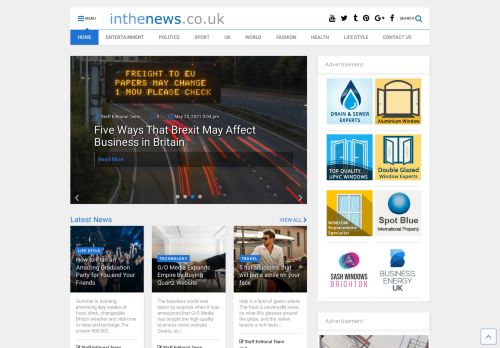 Inthenews – Latest news, comment, interviews and reviews from the UK and World
