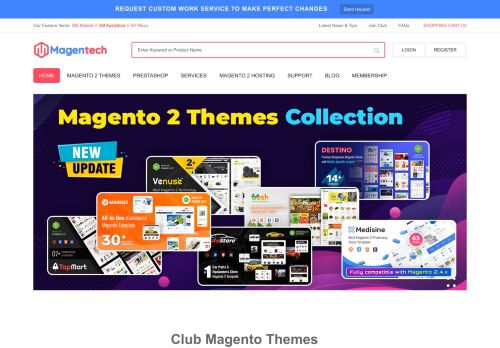 Magento 2 Themes with High-Quality Customwork Services - MagenTech