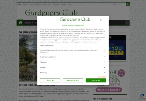The Gardeners Club - A Free to join Club for gardeners and gardening fans