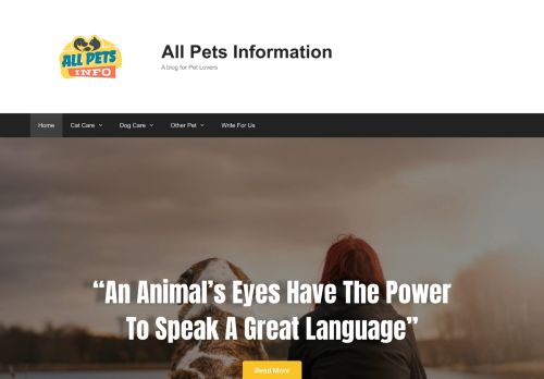 Homepage - All Pets Information
