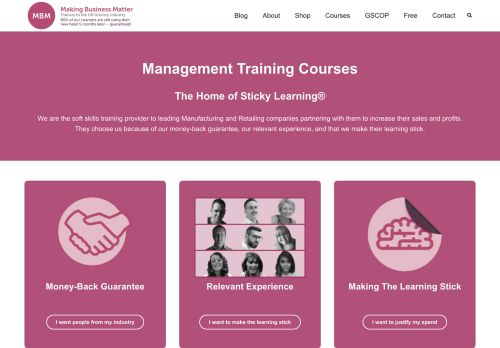 Management Training Courses | Soft Skills Training | Training Courses