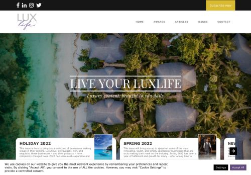 LUXlife Magazine - Your guide to the luxury lifestyle
