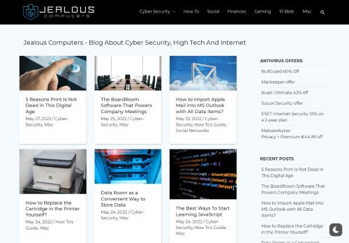 ????? Jealous Computers ????? | Tech, Gaming, Cyber-Security and Social Networks