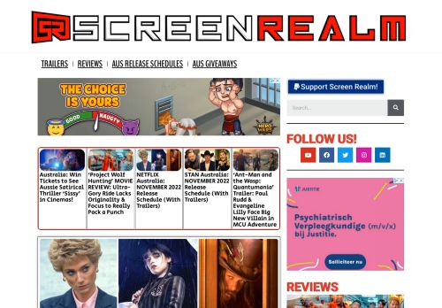 Screen Realm: Your Guide in the Realm of Screen Entertainment! - Screen Realm