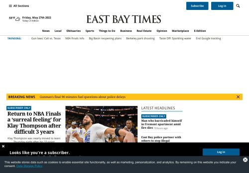 East Bay Times - Contra Costa and Alameda county news, sports, entertainment, lifestyle and commentary
