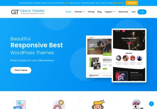 Responsive Best WordPress Themes by GraceThemes