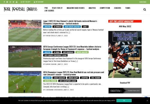 Total Football Analysis Magazine - The Home of Tactical Analysis
