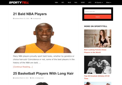 SportyTell | Insane Sports Stories, Net Worths & Biography Facts